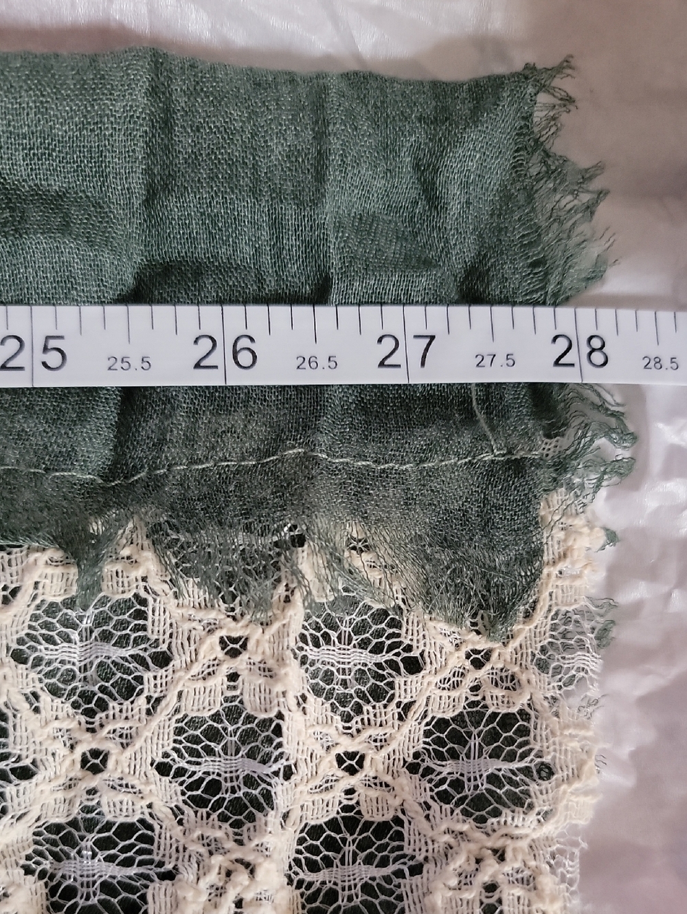 Nwt Do Everything In Love Anthropologie Sage Green Lace Infinity Scarf Loop - Picture 5 of 7